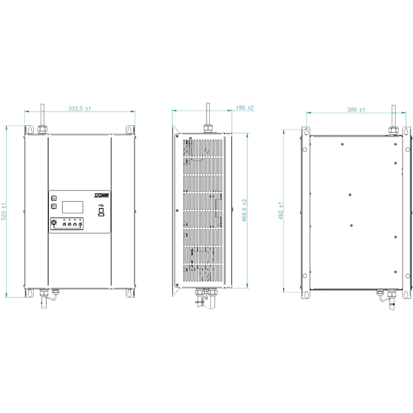 FSIP Green-6 3-Phase Industrial Charger (80V / 100A)
