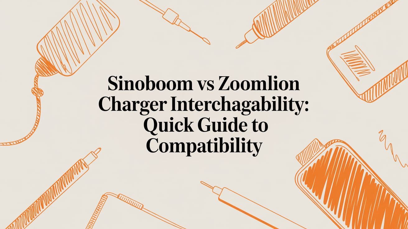 Sinoboom vs Zoomlion Charger Interchangeability Guide