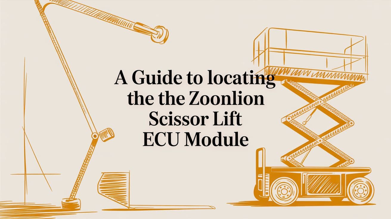 Locating the Zoomlion Scissor Lift ECU Module: A Mechanic's Guide