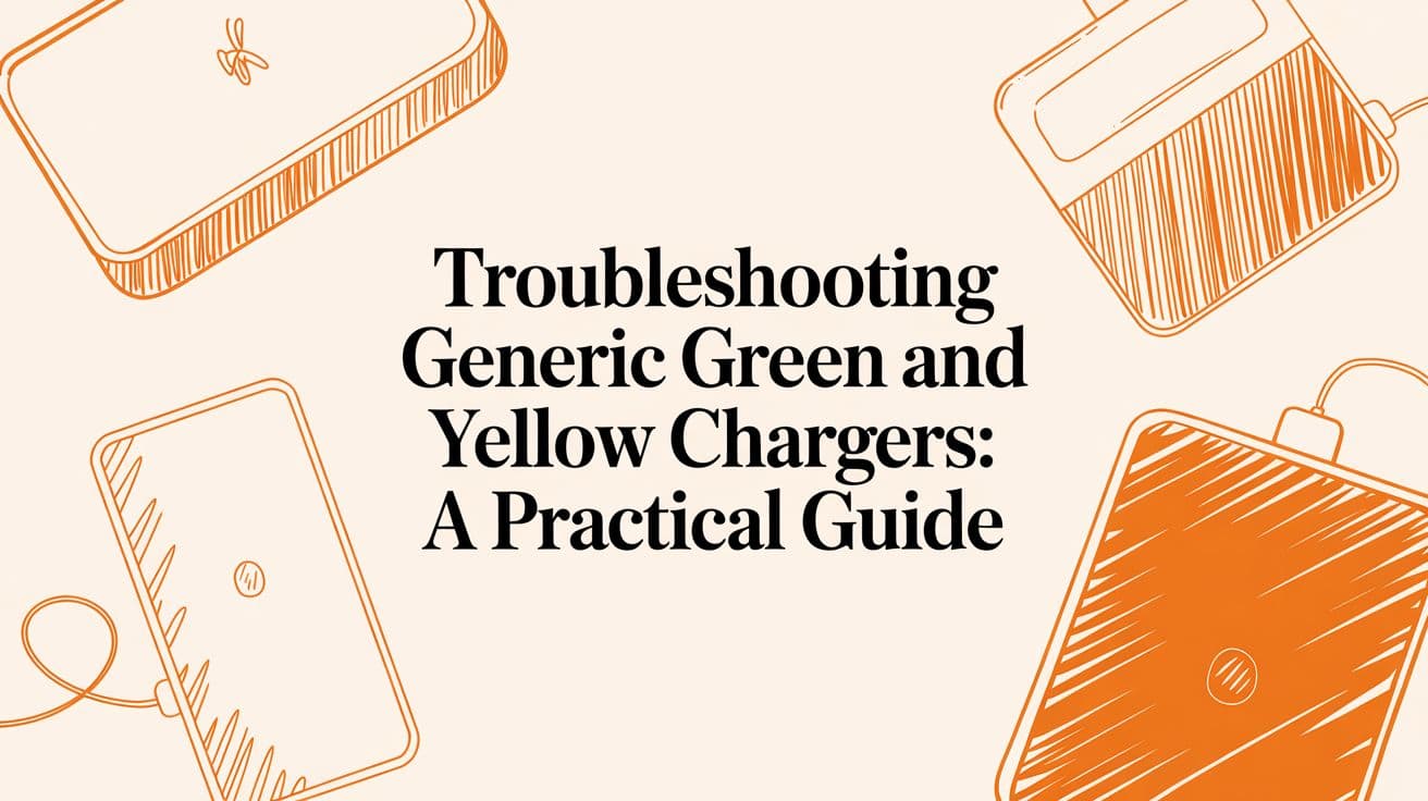 Troubleshooting Generic Green and Yellow Chargers Guide