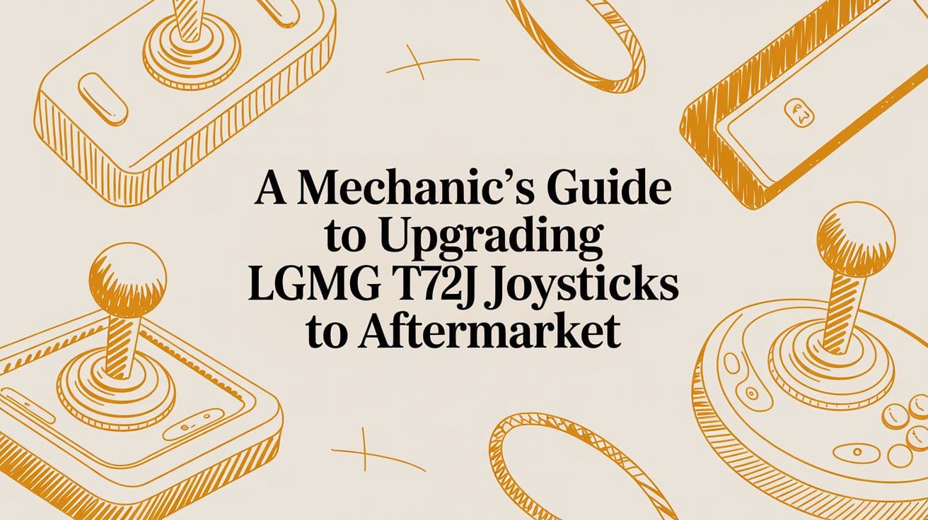 Upgrading LGMG T72J Joysticks to Aftermarket Guide