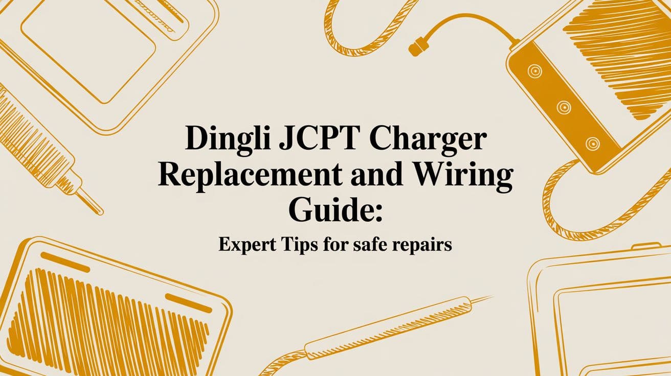 Dingli JCPT Charger Replacement and Wiring Guide