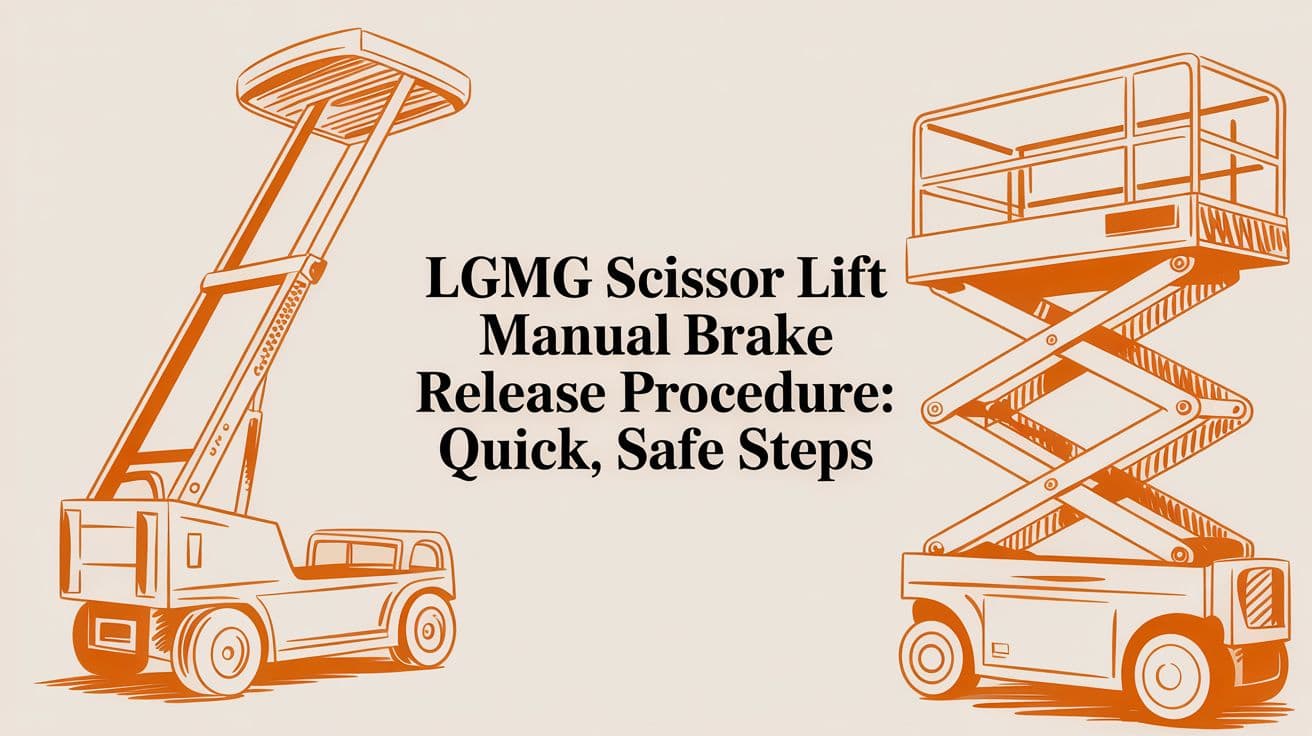 LGMG Scissor Lift Manual Brake Release Procedure Guide