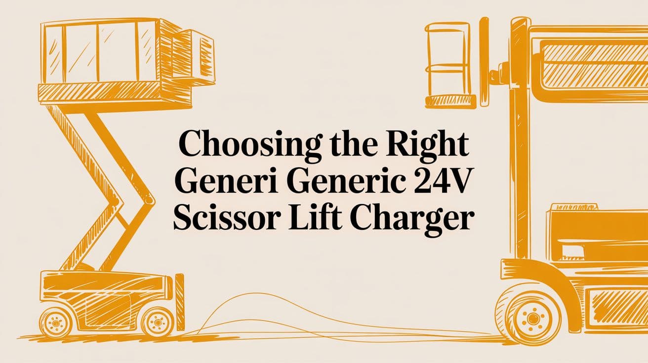 Choosing the Right Generic 24V Scissor Lift Charger: A Mechanic's Guide