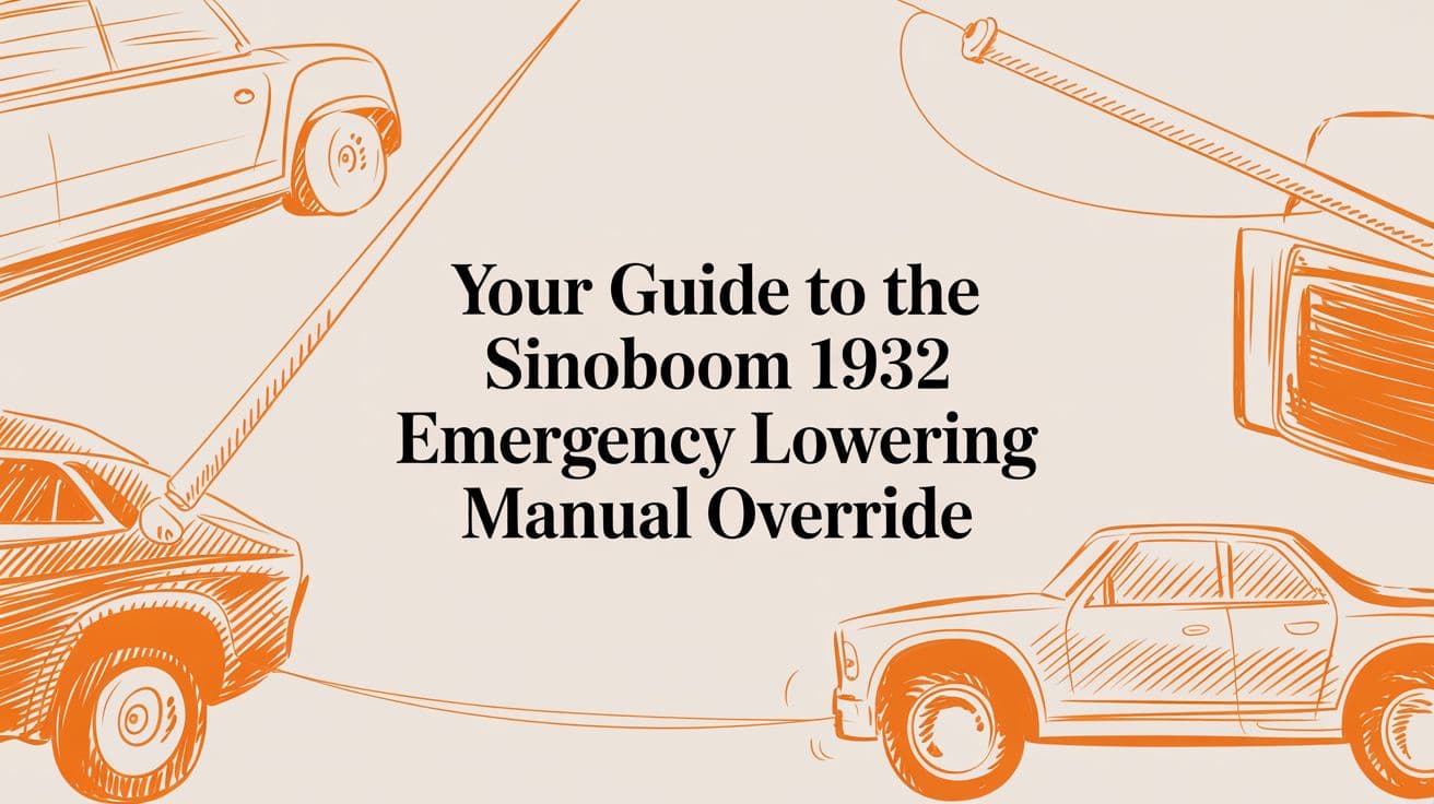 Sinoboom 1932 Emergency Lowering Manual Override Guide
