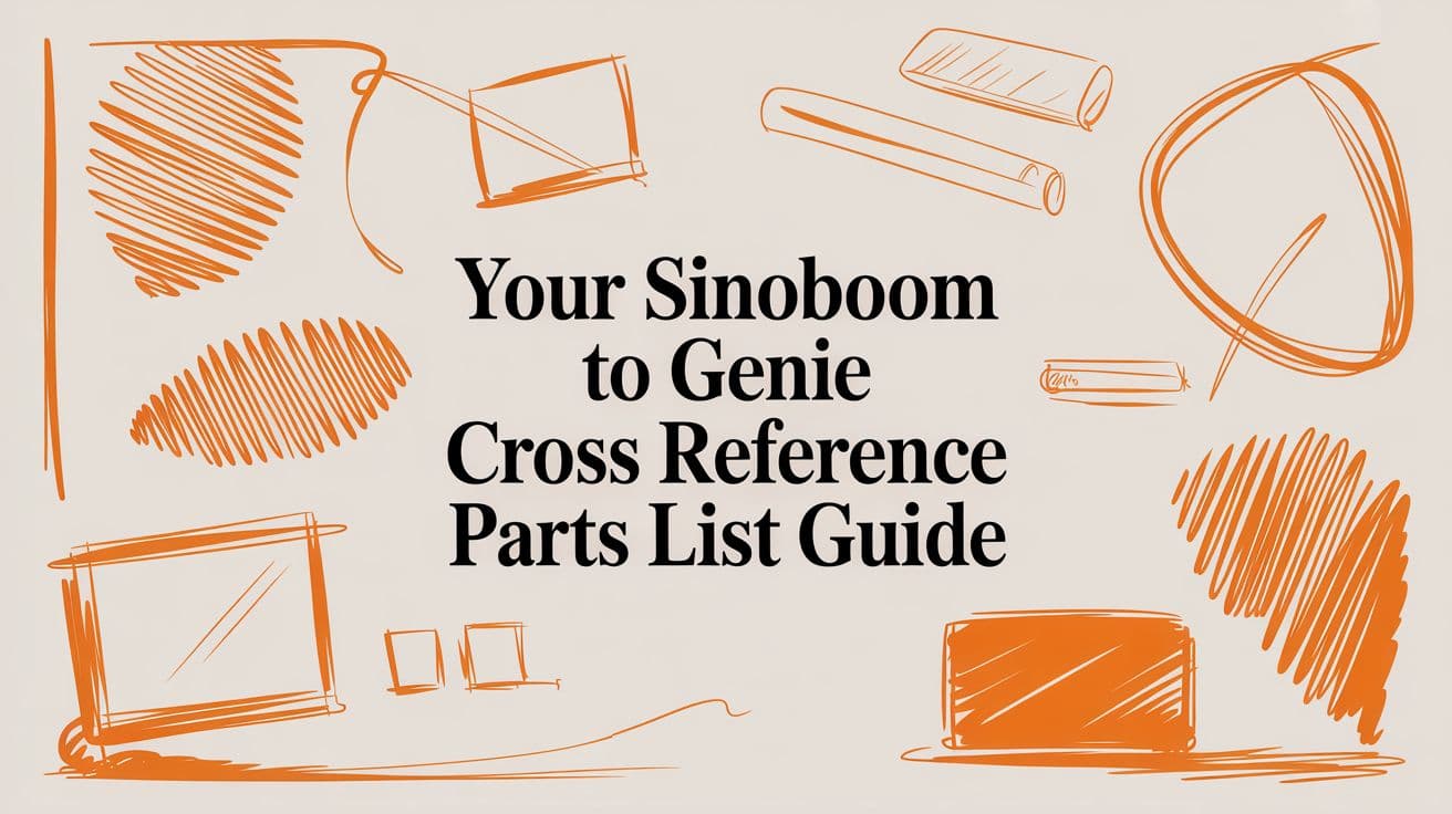Sinoboom to Genie Cross Reference Parts List Guide