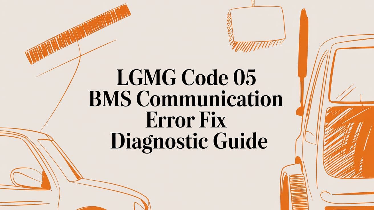 LGMG Code 05 BMS Communication Error Fix Guide