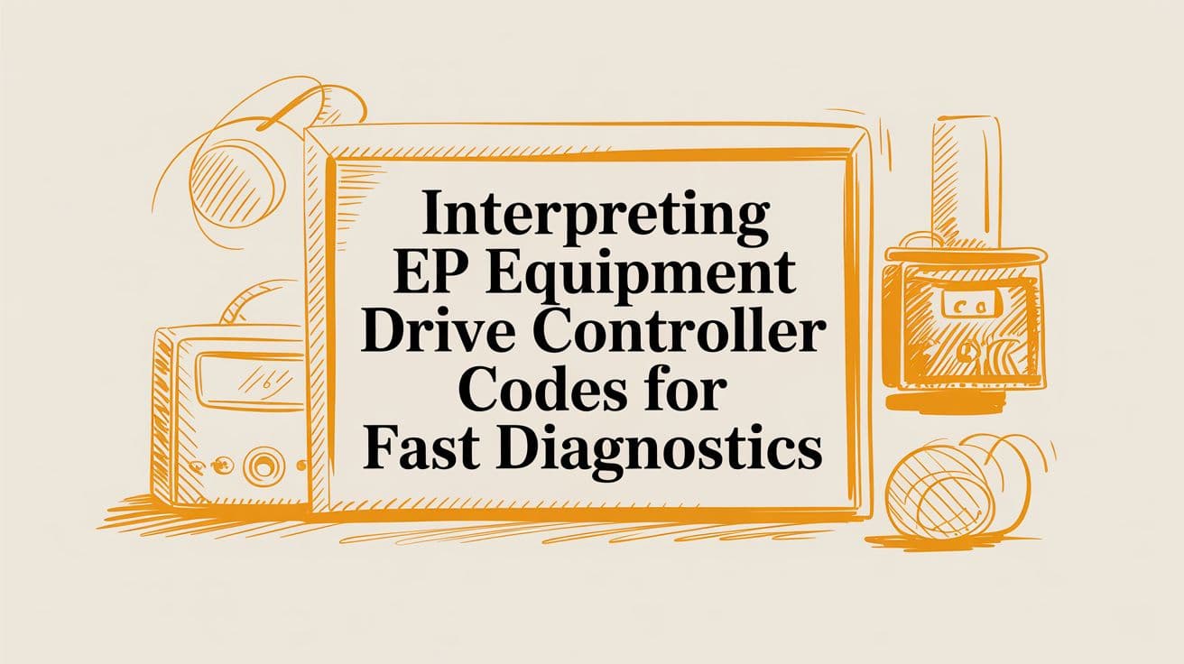 EP Equipment Drive Controller Codes: A Mechanic's Guide