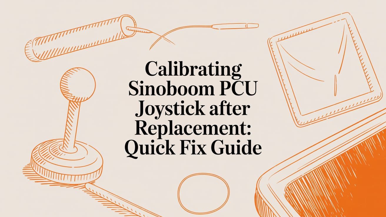 Calibrating Sinoboom PCU Joystick After Replacement: A Mechanic's Guide