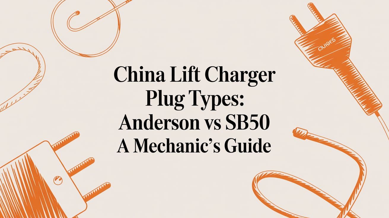 China Lift Charger Plug Types: Anderson vs SB50 Guide